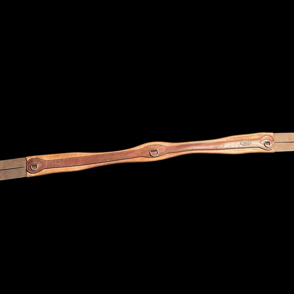 CWD Chestnut Leather Girth Size 58 - Picture 2 of 5